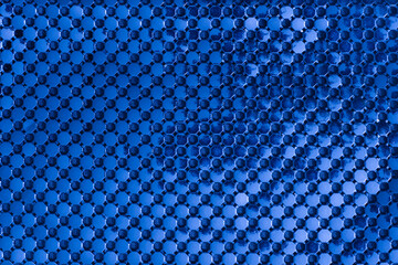 Blue texture background hexagon. Blue hexagonal background.