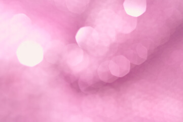 Pink violet abstract background with round bokeh circles
