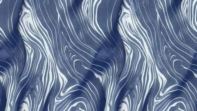 tie dye seamless looping animation. Hand drawn shibori print with stripes. Ink animationd japanese background.