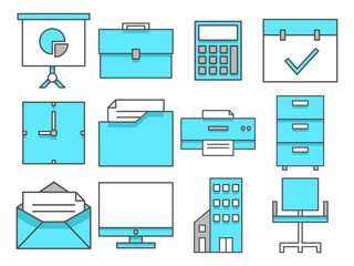 Office equipment and business workplace elements