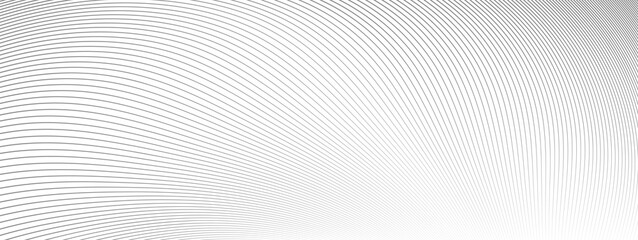 Vector Illustration of the gray pattern of lines abstract background. EPS10. - 534655383