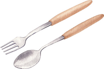 Chicken farm watercolor icon png