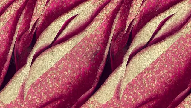 Kalamkari Block Print seamless looping animation, Kalamkari, Block Print seamless looping animation