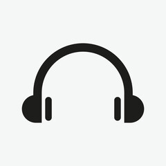 Headphone Icon Vector Template For Web, Computer And Mobile App