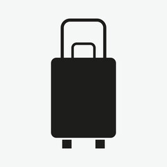Travel Bag Icon Vector Template For Web, Computer And Mobile App