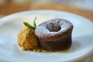 Confectionery and pastries. Delicious desserts from the pastry chef.