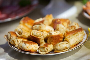 Confectionery and pastries. Delicious desserts from the pastry chef.