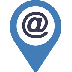 Fototapeta premium Email location 
