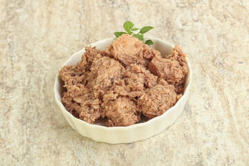 Canned tuna fish for salad