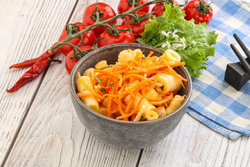 Korean food - pickled bamboo stalks