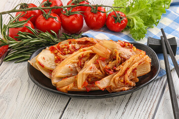 Korean food - spicy Kimchi cabbage