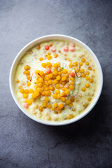 Sweet Bundi Kheer or payasam is a tasty Indian dessert recipe