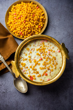 Sweet Bundi Kheer or payasam is a tasty Indian dessert recipe