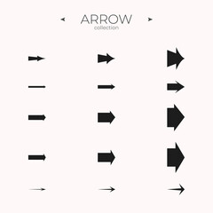 Arrow collection. Arrow vector icon set. Modern vector symbols. For Apps. Vector