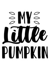 my little pumpkin