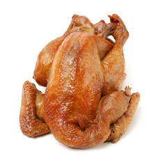 Roast Chicken on white background