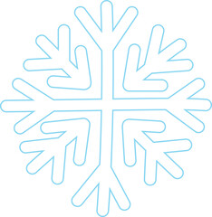 Obraz premium Snowflake Isolate Winter Snow Freeze