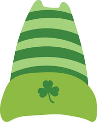 Gnome St' Patrick Day Isolate Illustration