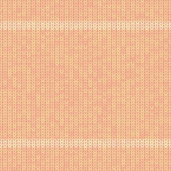 Stylish Knit. Orange Knitted Texture. Woolen Pullover Tricot Print. Winter Fabric Pattern.