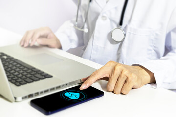 Asking patient information for diagnosis,Medical information and treatment guidelines,the interpretation of patient data and medical records using mobile.