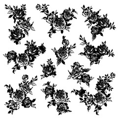 Abstract and impressive cute flower material,