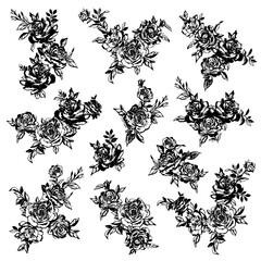 Abstract and impressive cute flower material,