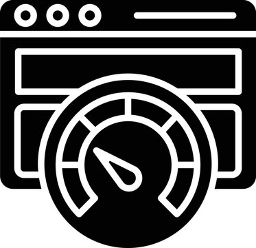 Browser speed test Vector Icon
