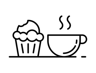 Icon Set Minimalist for food, meal, breakfast, lunch etc. Editable Stroke. Let's make your design Easier