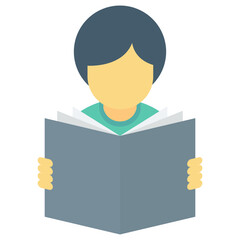 Reader Colored Vector Icon