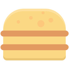 Burger Colored Vector Icon