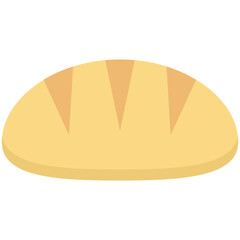Baguette Colored Vector Icon
