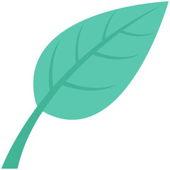 Leaf Colored Vector Icon