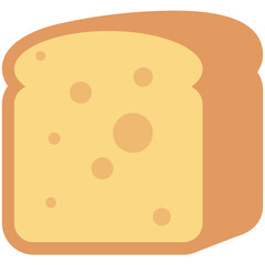 Bread Colored Vector Icon