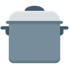 Cooking Pan Colored Vector Icon