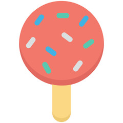 Lollipop Colored Vector Icon