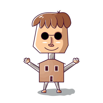 funny cartoon character
