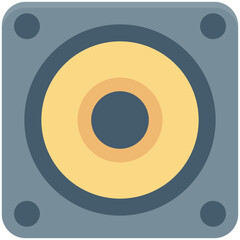 Speaker Colored Vector Icon
