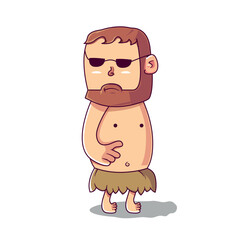 funny nude cartoon character