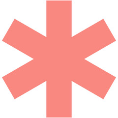 Fototapeta premium Star of Life Colored Vector Icon