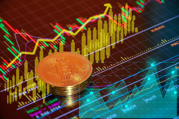 Bitcoin crypto-currency and computer fee finance with online stock charts,exchange cryptocurrency