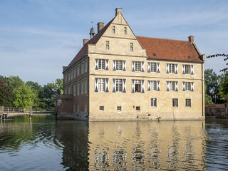 The old Castle Huelshoff in Germany