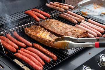Cuisson de viandes au barbecue