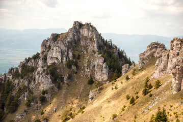 Amazing Slovakia nature, trekking in the mountains. Free time, healthy lifestyle.
