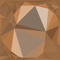 curved patterns in shades of dark milk brown and white chocolate on a plain beige background as a cross section