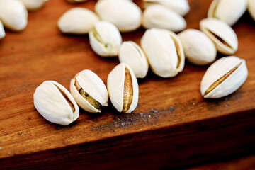 Table still life nut US pistachios