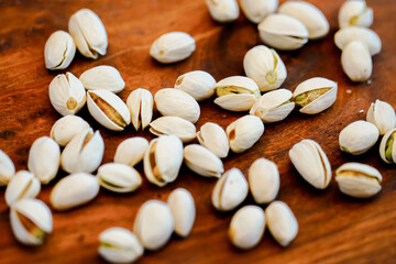 Table still life nut US pistachios
