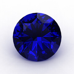 Round Blue Sapphire