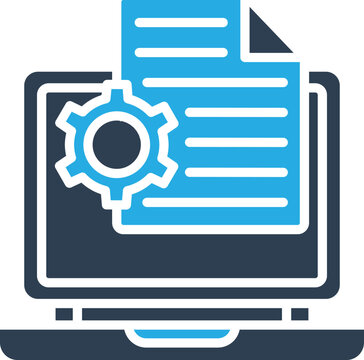 Document Configuration Vector Icon

