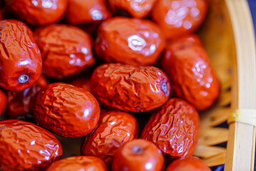 The ingredients of Chinese kitchens are small jujube fruit