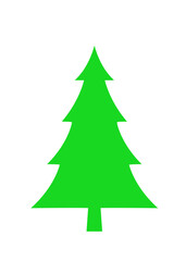 Neon Christmas tree design. PNG with transparent background. 